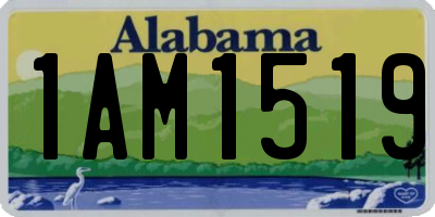 AL license plate 1AM1519