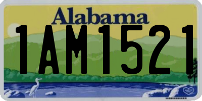 AL license plate 1AM1521