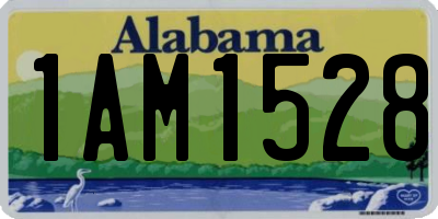AL license plate 1AM1528