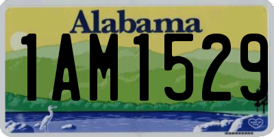AL license plate 1AM1529