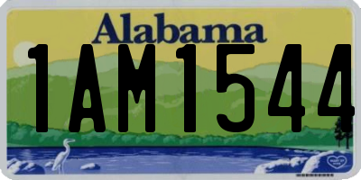AL license plate 1AM1544