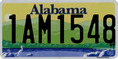 AL license plate 1AM1548