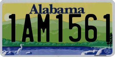AL license plate 1AM1561