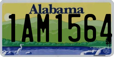 AL license plate 1AM1564