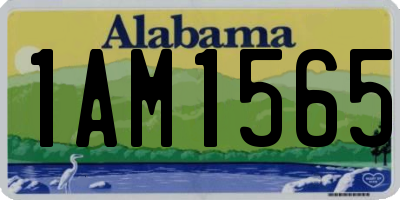 AL license plate 1AM1565