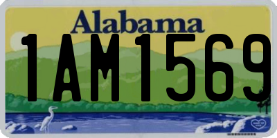 AL license plate 1AM1569
