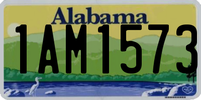 AL license plate 1AM1573