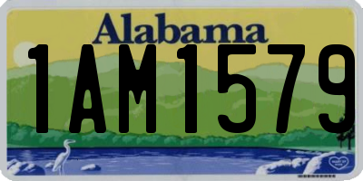AL license plate 1AM1579