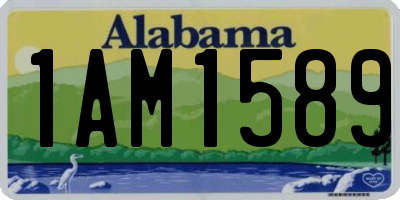 AL license plate 1AM1589