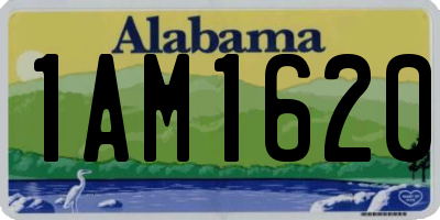 AL license plate 1AM1620