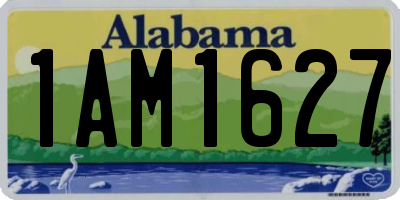 AL license plate 1AM1627