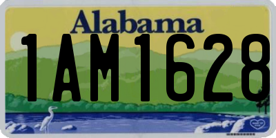 AL license plate 1AM1628