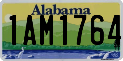 AL license plate 1AM1764