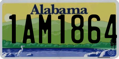 AL license plate 1AM1864