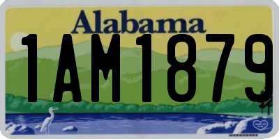 AL license plate 1AM1879