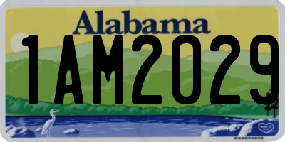 AL license plate 1AM2029