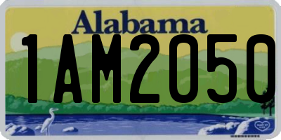 AL license plate 1AM2050