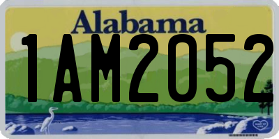 AL license plate 1AM2052