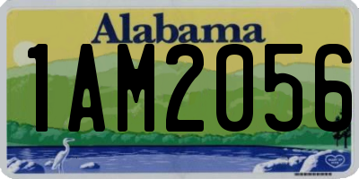 AL license plate 1AM2056