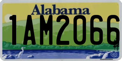 AL license plate 1AM2066