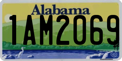 AL license plate 1AM2069