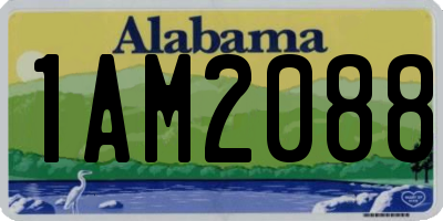 AL license plate 1AM2088