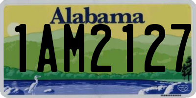 AL license plate 1AM2127