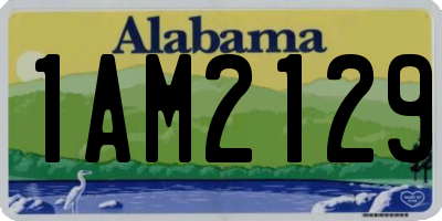AL license plate 1AM2129