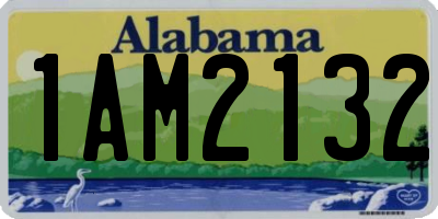 AL license plate 1AM2132