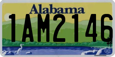AL license plate 1AM2146