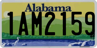 AL license plate 1AM2159