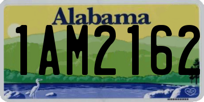 AL license plate 1AM2162