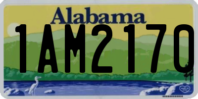 AL license plate 1AM2170