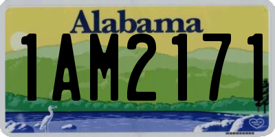 AL license plate 1AM2171