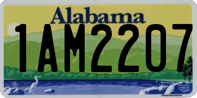 AL license plate 1AM2207