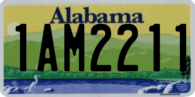 AL license plate 1AM2211