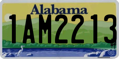 AL license plate 1AM2213