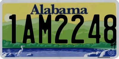 AL license plate 1AM2248