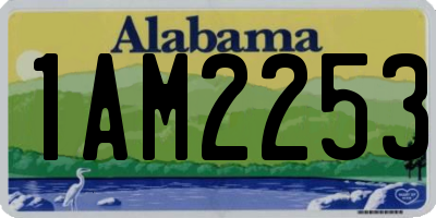 AL license plate 1AM2253