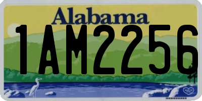 AL license plate 1AM2256