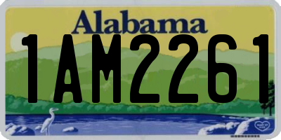 AL license plate 1AM2261