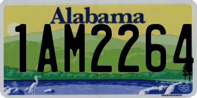 AL license plate 1AM2264