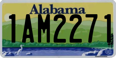 AL license plate 1AM2271