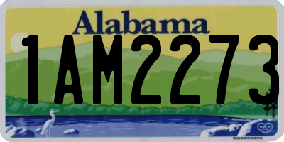 AL license plate 1AM2273