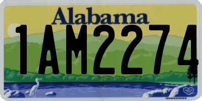 AL license plate 1AM2274