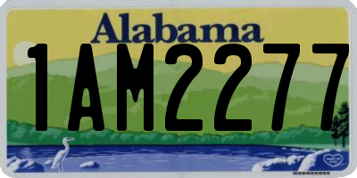 AL license plate 1AM2277