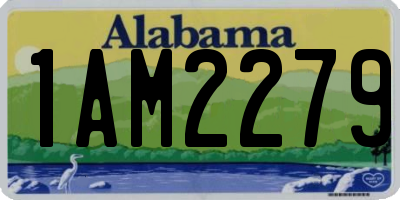 AL license plate 1AM2279