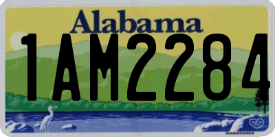 AL license plate 1AM2284