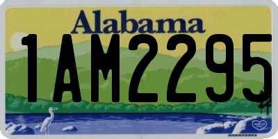 AL license plate 1AM2295