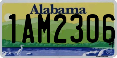 AL license plate 1AM2306